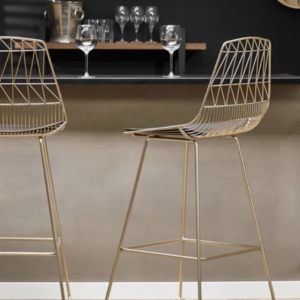 Taburete Elegant  Gold - Para Bar o Terraza